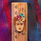 Frida's FlowerWood Earrings ~ Cultura Corazon