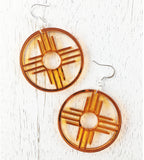 Zia Hoops Earrings 1.75" by Cultura Corazon