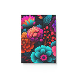 Mexican Flower Textiles Colorful Hard Backed Journal
