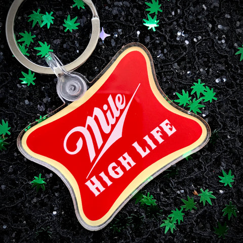 Mile High Life Keychain