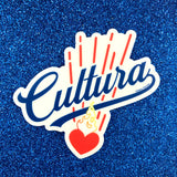 Cultura LA Heart Clear Sticker