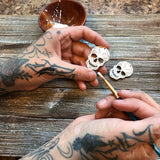 DIY Day of the Dead Skull Kit Earrings