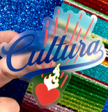 Cultura LA Heart Clear Sticker