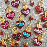 Sacred Heart Earrings 1.5