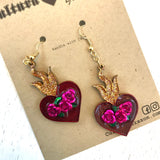 Sacred Heart Earrings 1.5