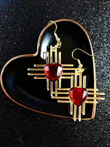 Candy Heart Zia Earrings ❤️